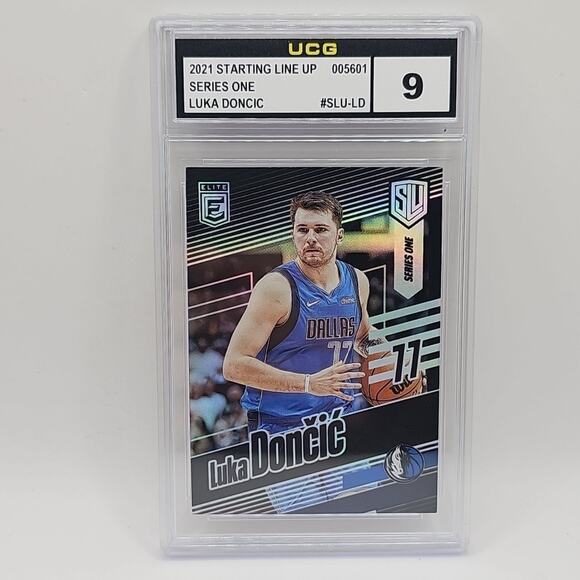Luka Doncic 2021-2022 Panini ELITE Starting Lineup Series One Graded 9 Card NBA - Picture 1 of 2